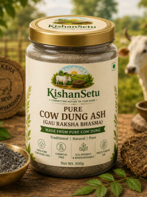 Pure Cow Dung Ash (Gau Raksha Bhasma)